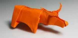 Cách xếp con trâu bằng giấy theo phong cách origami