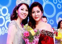 Hoa hậu Mai Thanh diện đầm đính đá lộng lẫy, quyền lực ngồi ghế nóng giám khảo