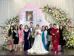 Đám cưới con gái Thanh Lam: Hồng Nhung công khai sánh đôi bên bạn trai ...